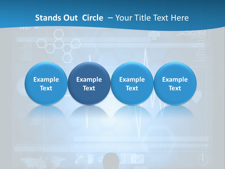 Person Press Doctor PowerPoint Template