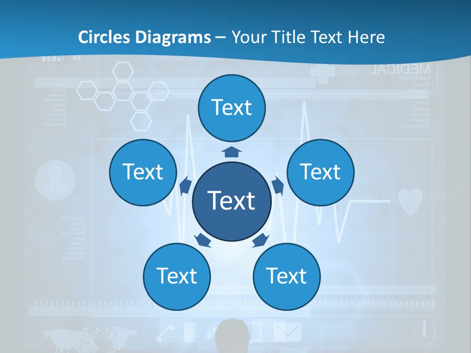 Person Press Doctor PowerPoint Template