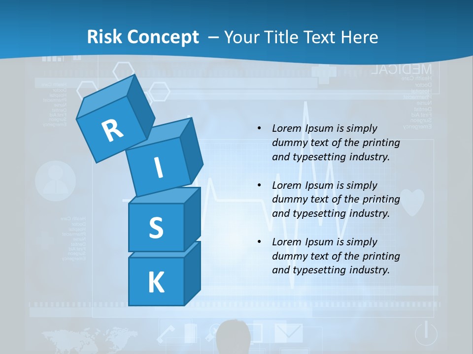 Person Press Doctor PowerPoint Template