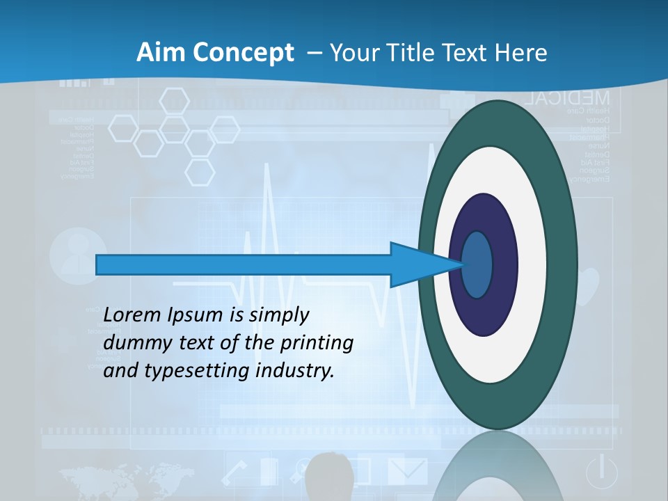 Person Press Doctor PowerPoint Template