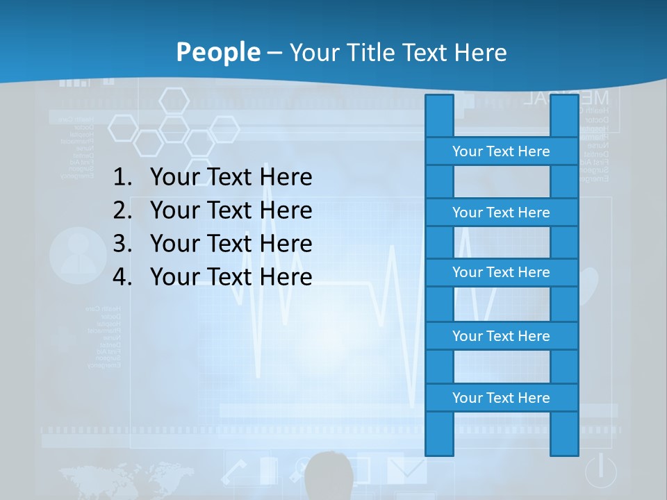 Person Press Doctor PowerPoint Template