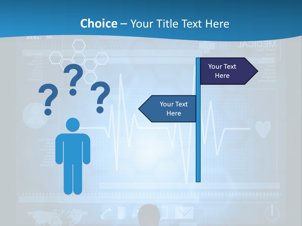 Person Press Doctor PowerPoint Template