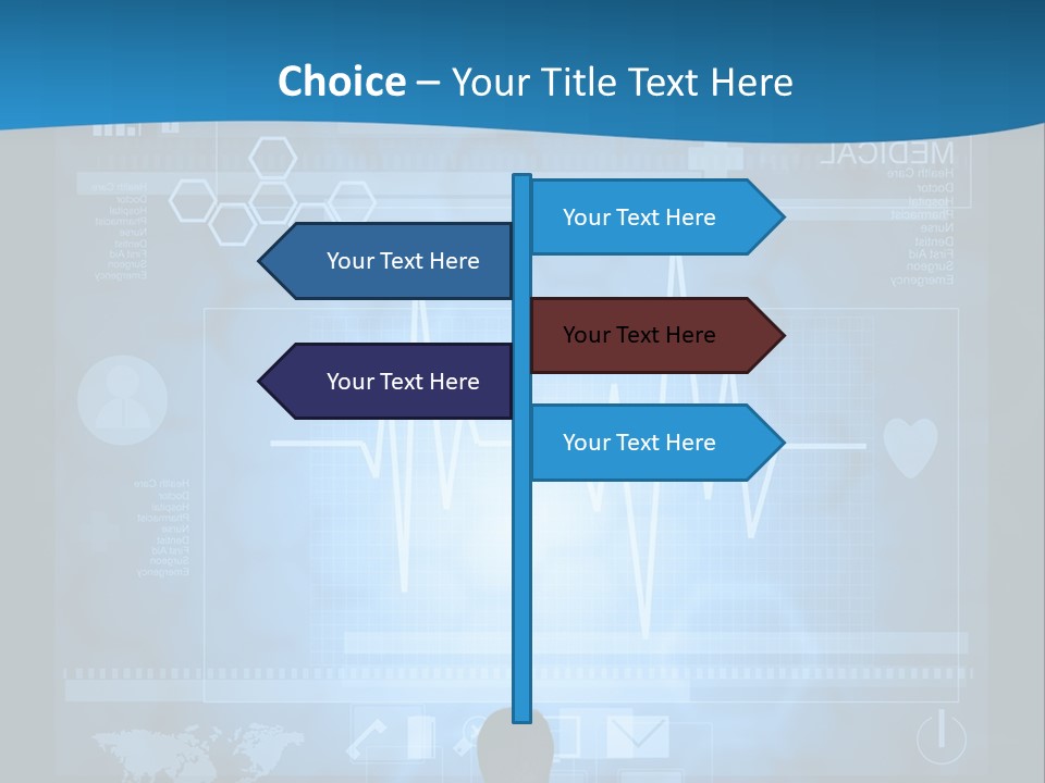 Person Press Doctor PowerPoint Template