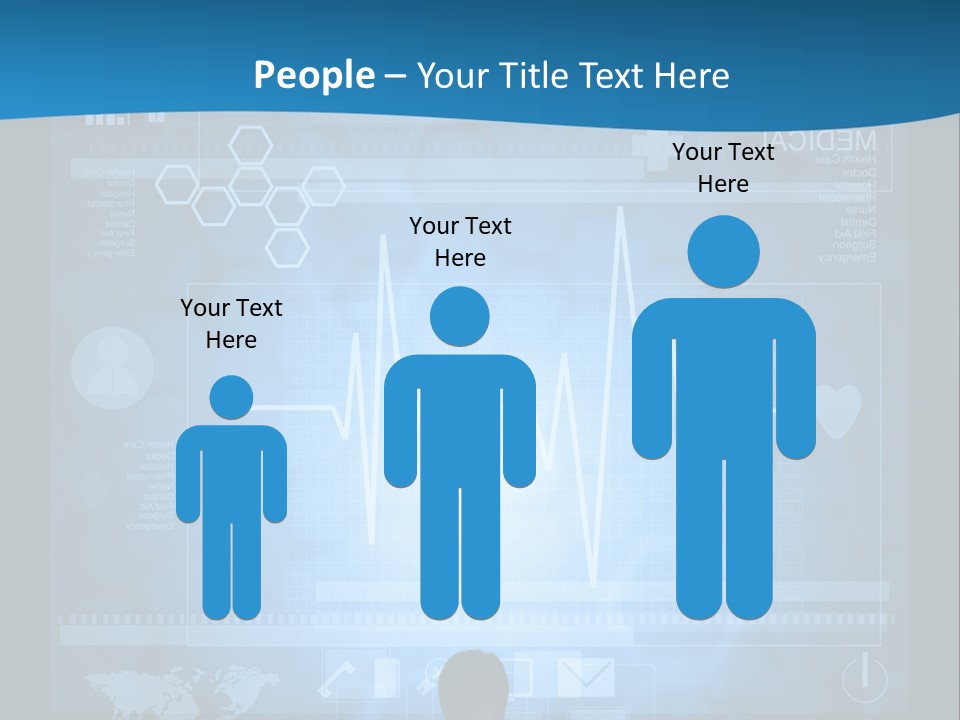 Person Press Doctor PowerPoint Template