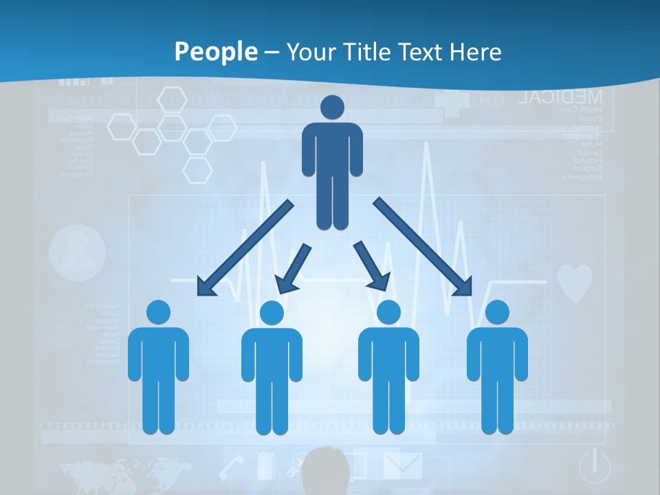 Person Press Doctor PowerPoint Template