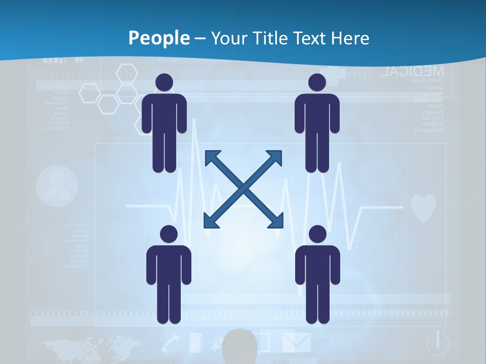 Person Press Doctor PowerPoint Template