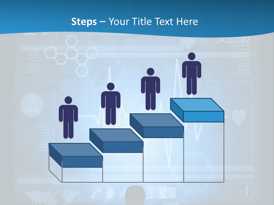 Person Press Doctor PowerPoint Template