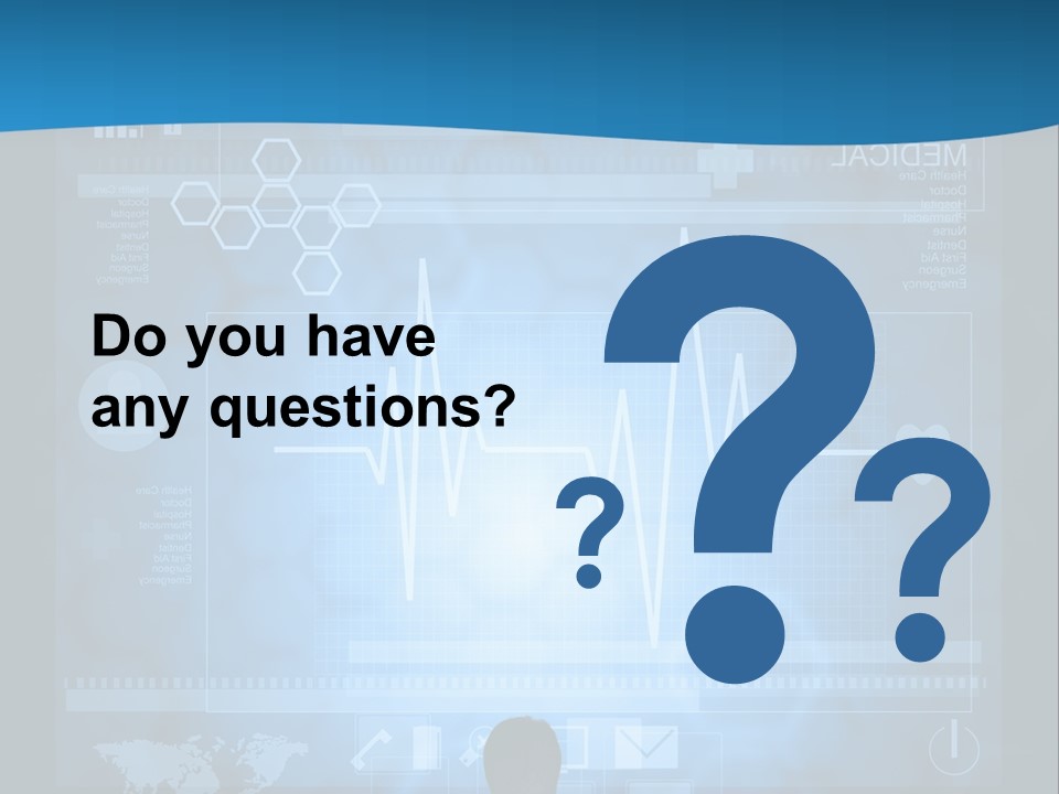 Person Press Doctor PowerPoint Template