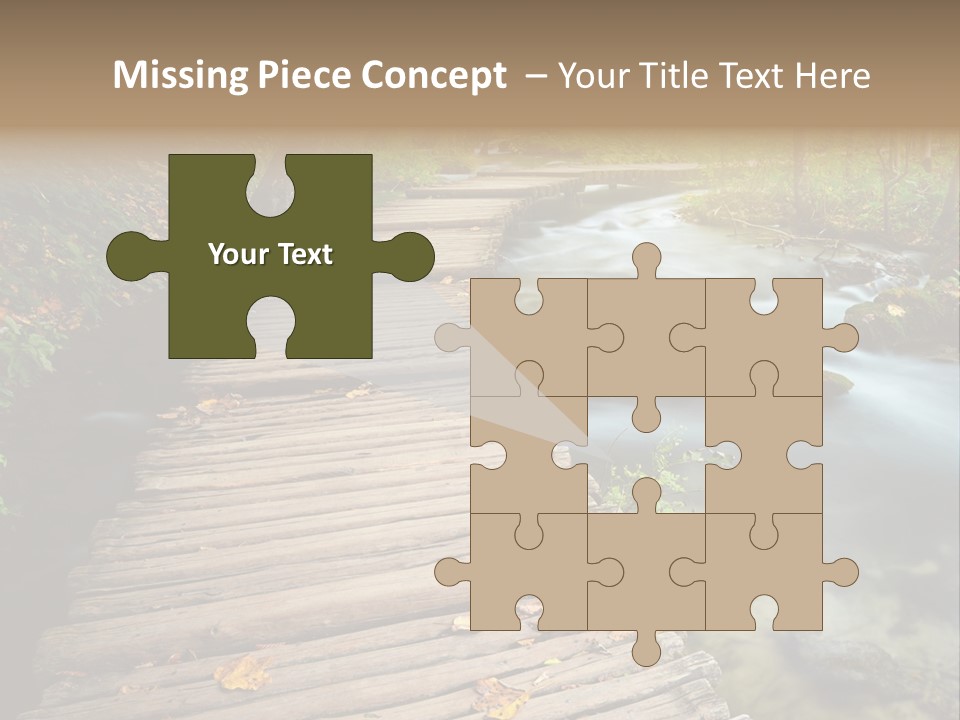 Leaf Road Sky PowerPoint Template