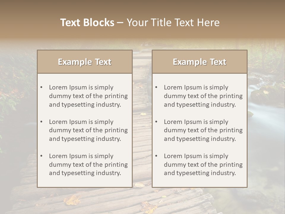 Leaf Road Sky PowerPoint Template