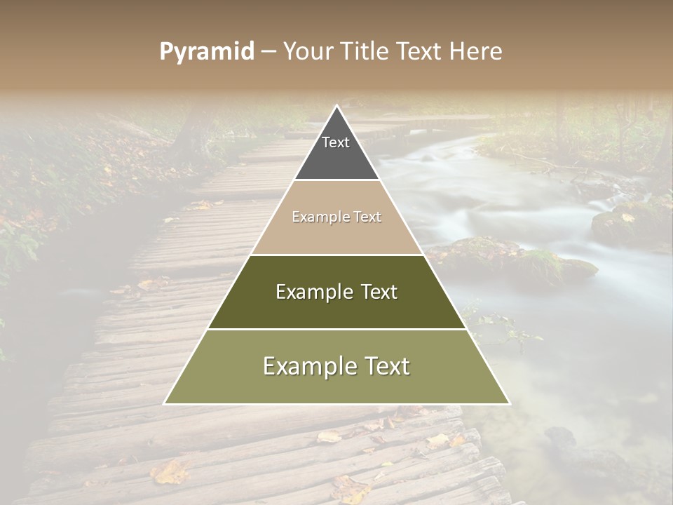 Leaf Road Sky PowerPoint Template