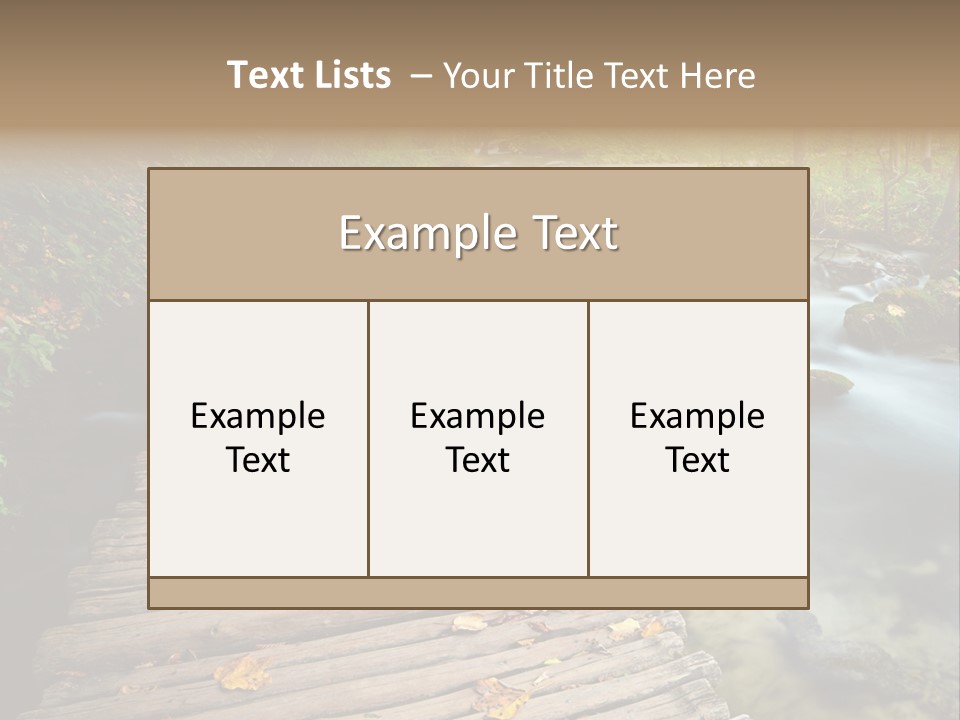 Leaf Road Sky PowerPoint Template