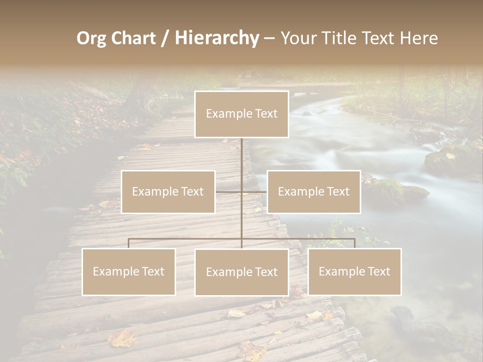 Leaf Road Sky PowerPoint Template