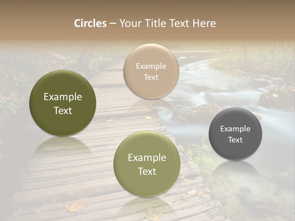 Leaf Road Sky PowerPoint Template