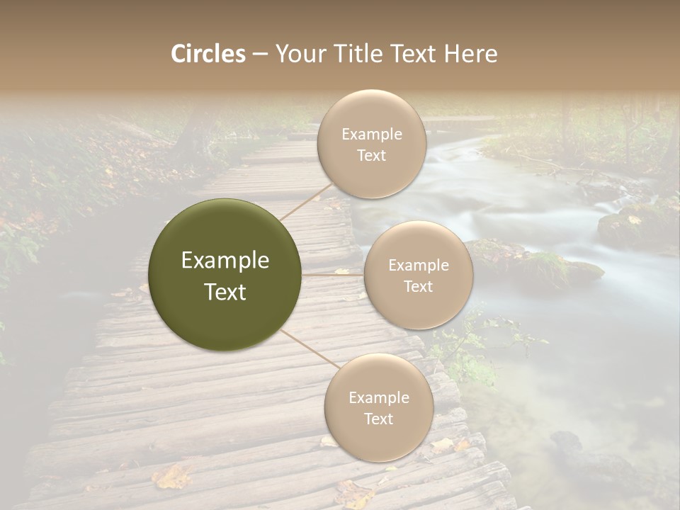 Leaf Road Sky PowerPoint Template