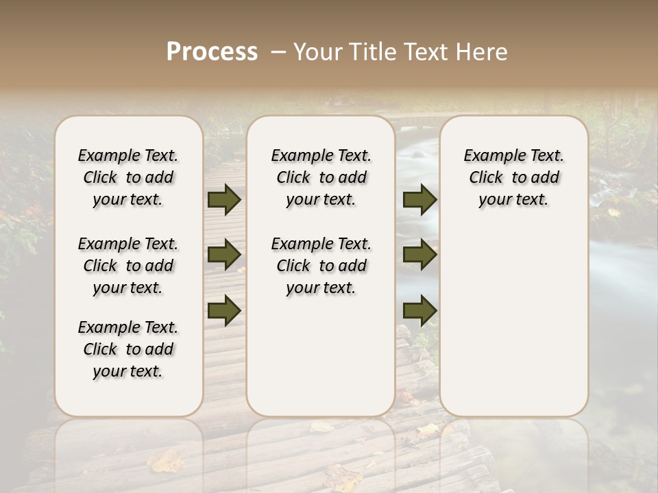 Leaf Road Sky PowerPoint Template