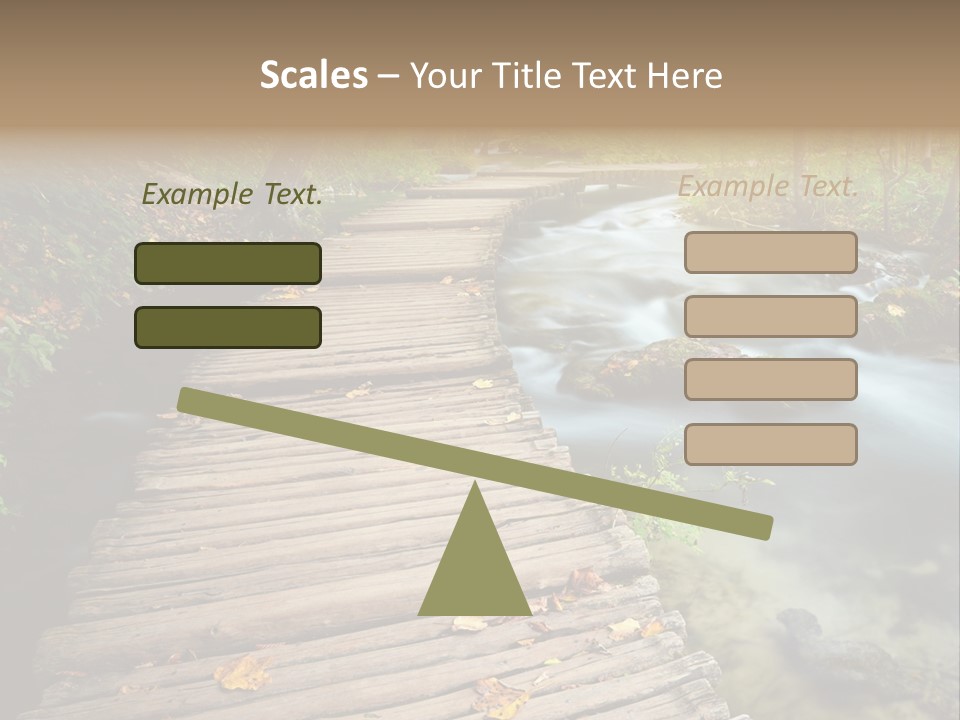 Leaf Road Sky PowerPoint Template