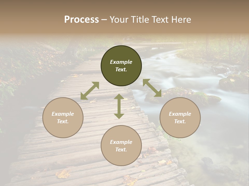 Leaf Road Sky PowerPoint Template