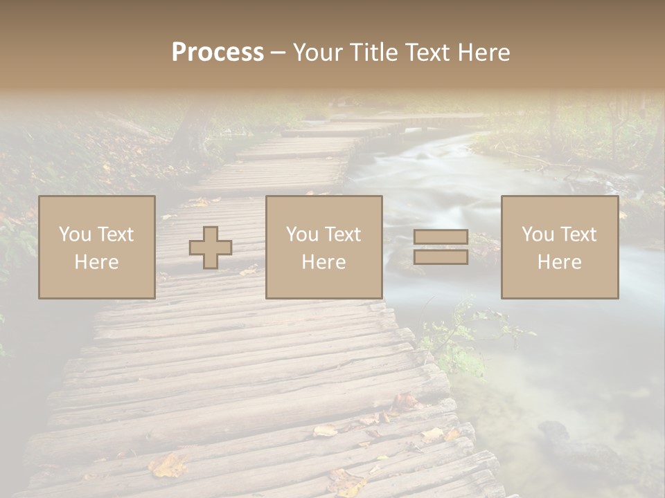 Leaf Road Sky PowerPoint Template