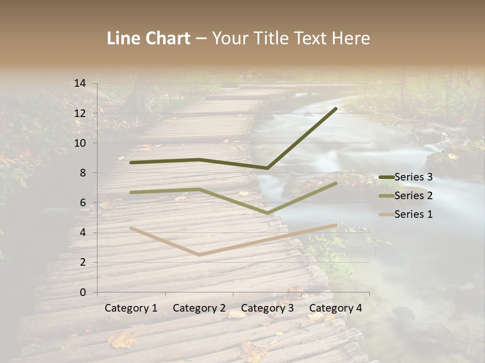Leaf Road Sky PowerPoint Template