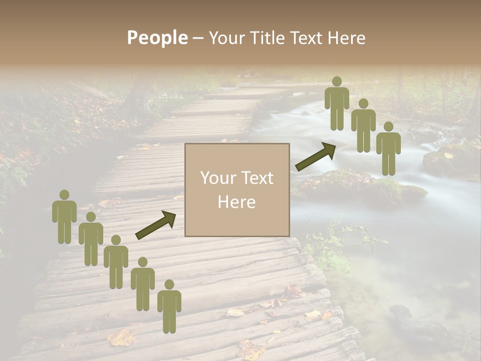 Leaf Road Sky PowerPoint Template