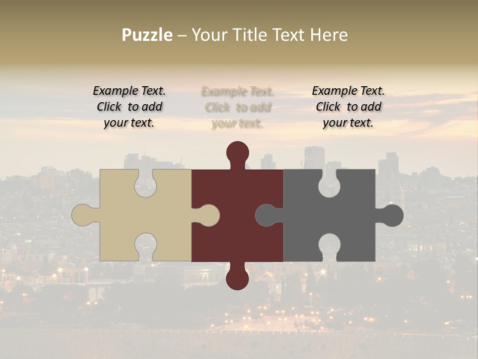 City Famous Old City PowerPoint Template