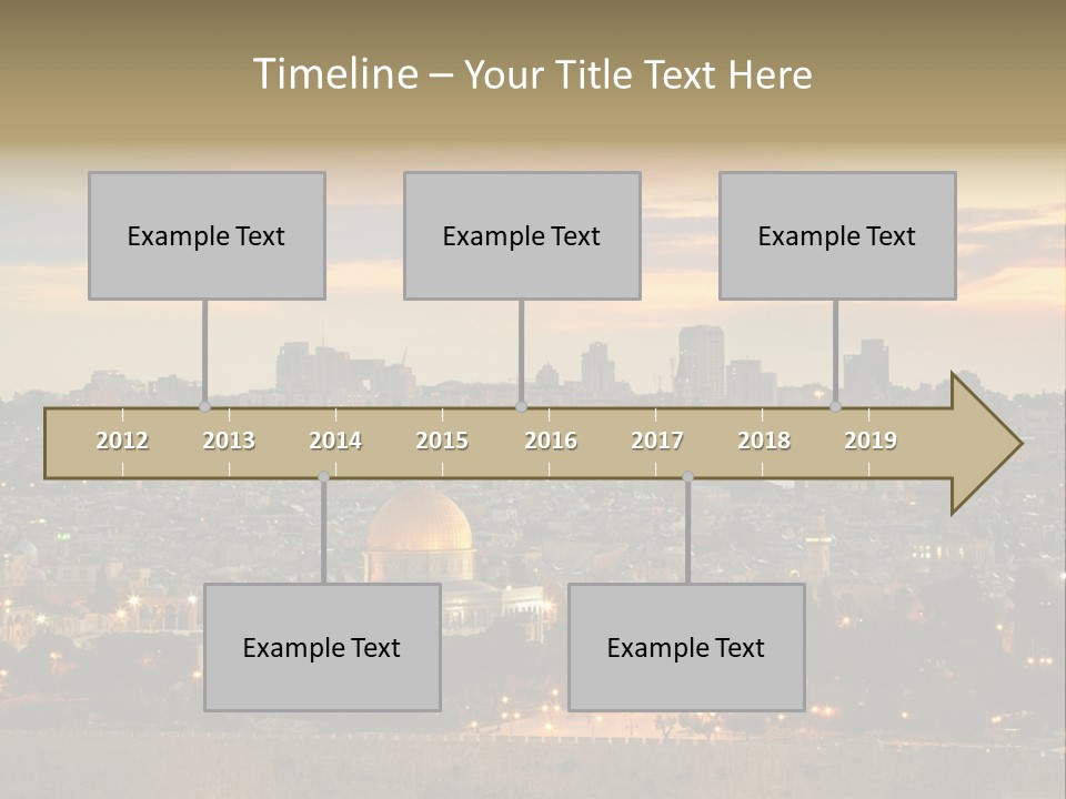 City Famous Old City PowerPoint Template