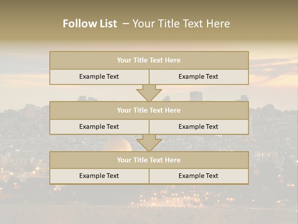 City Famous Old City PowerPoint Template