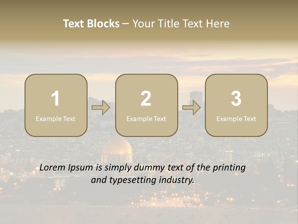 City Famous Old City PowerPoint Template