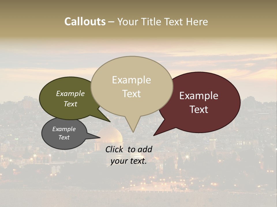 City Famous Old City PowerPoint Template