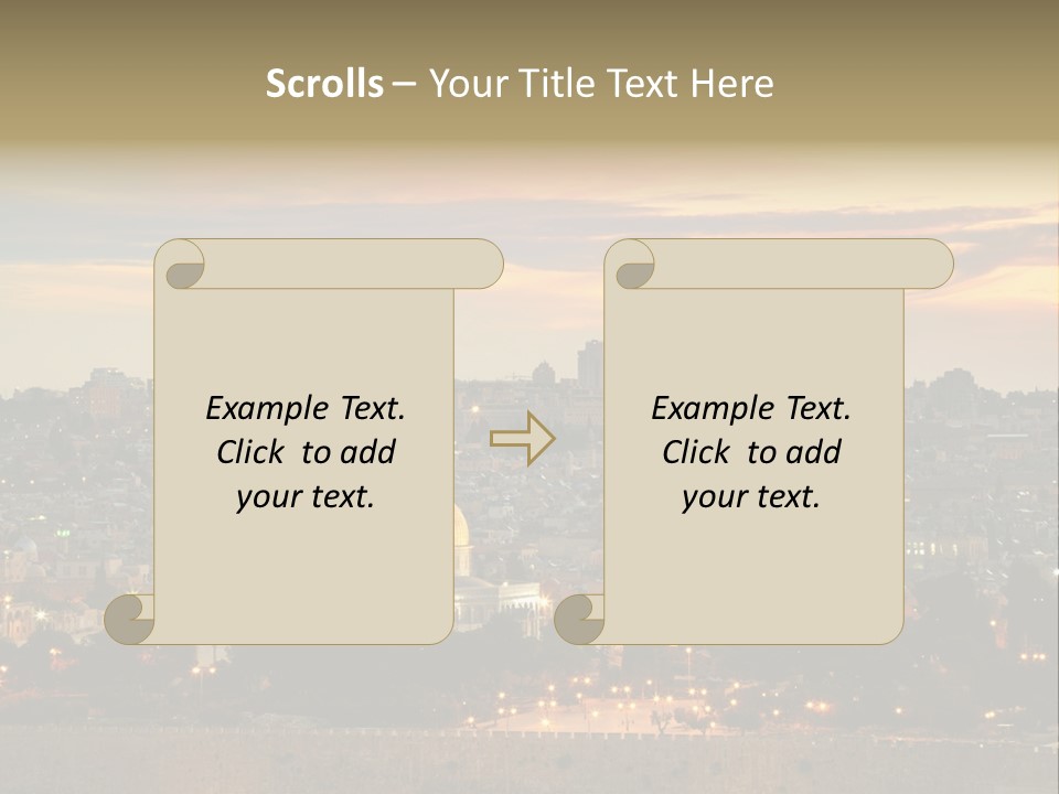City Famous Old City PowerPoint Template