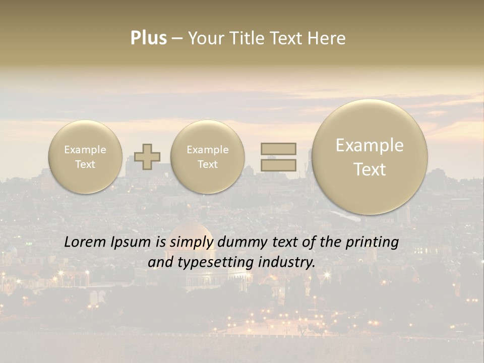 City Famous Old City PowerPoint Template