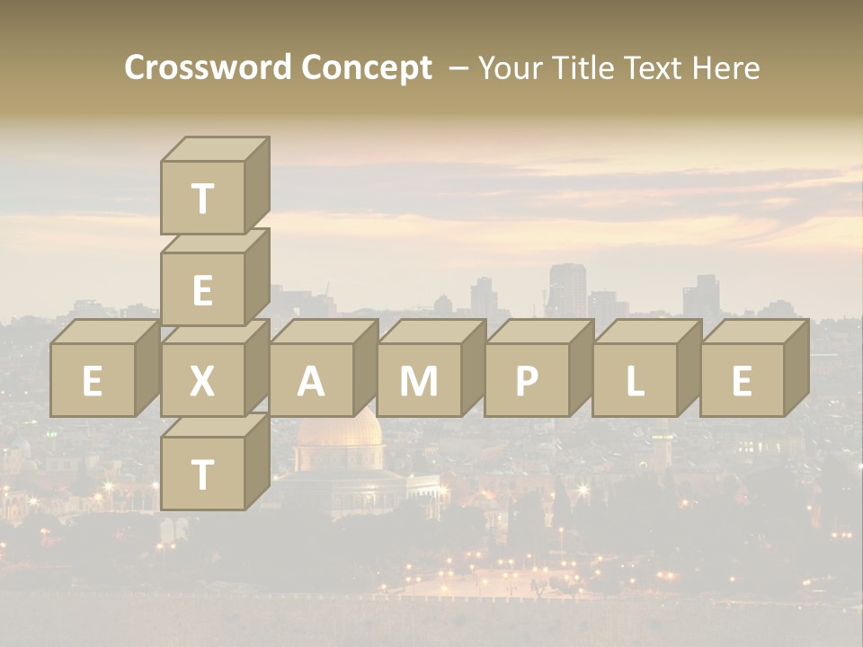 City Famous Old City PowerPoint Template