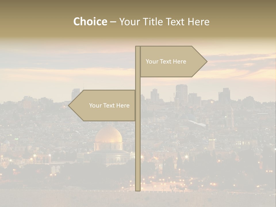 City Famous Old City PowerPoint Template