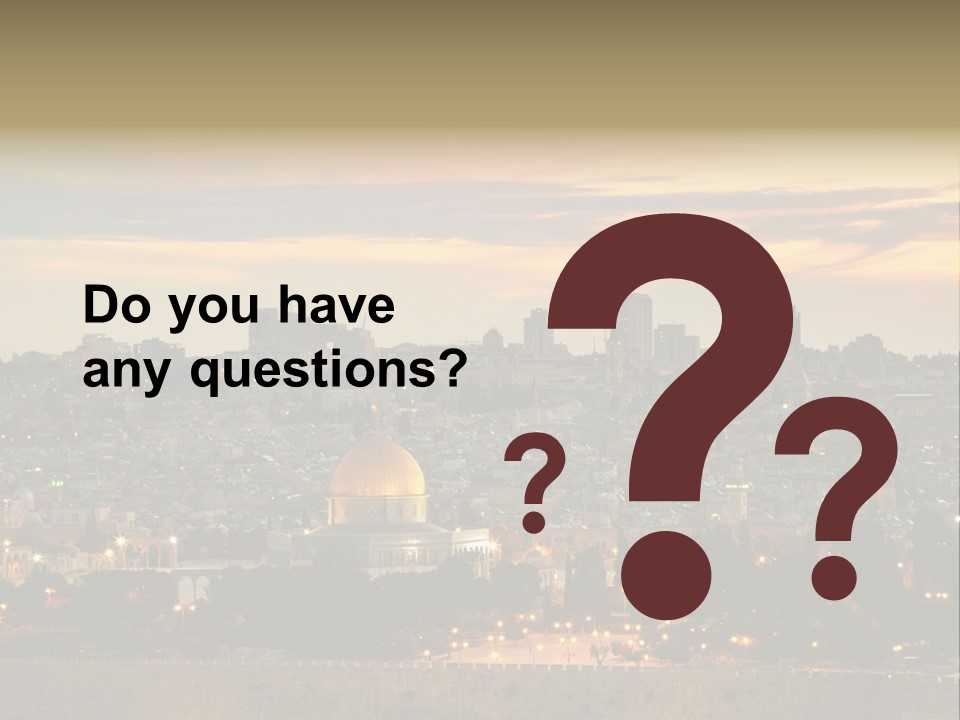 City Famous Old City PowerPoint Template