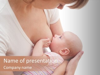 Newborn Care Motherhood PowerPoint Template