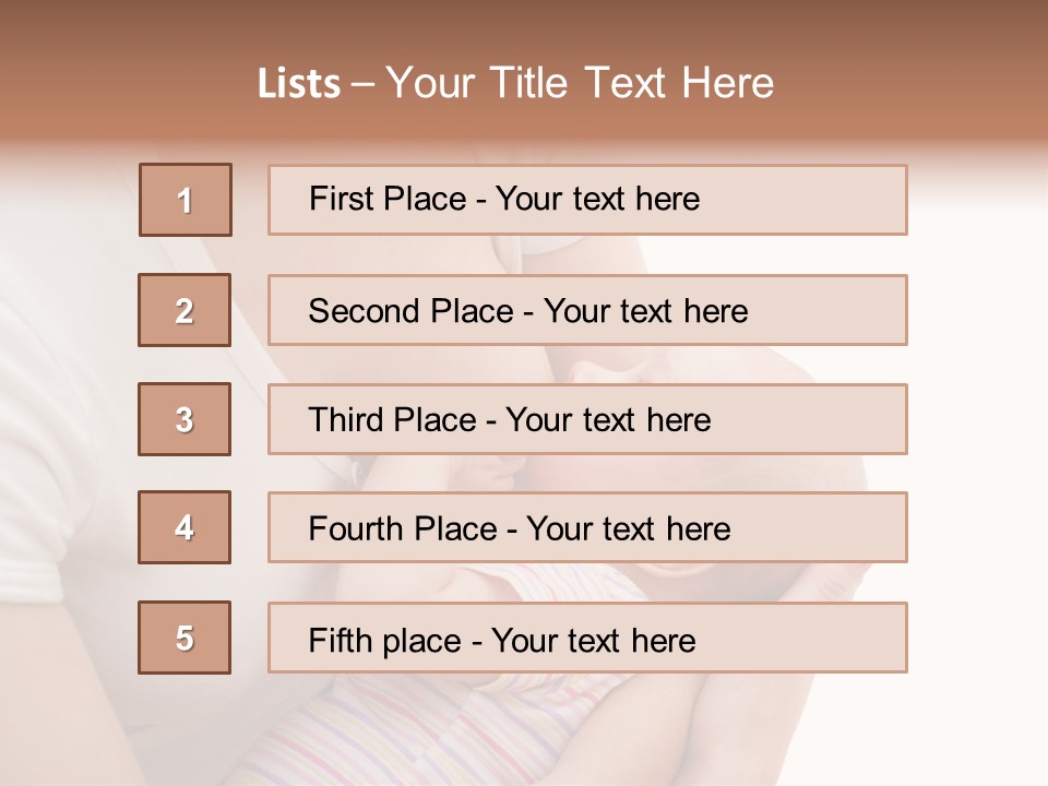 Newborn Care Motherhood PowerPoint Template