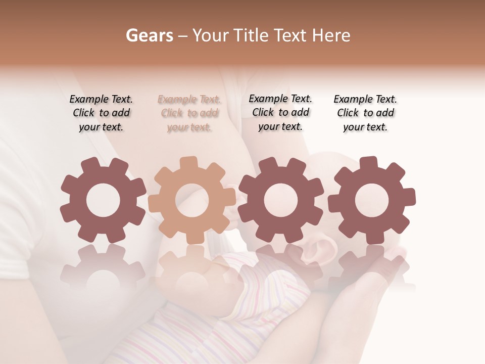 Newborn Care Motherhood PowerPoint Template