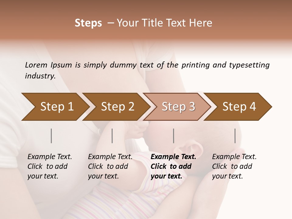 Newborn Care Motherhood PowerPoint Template