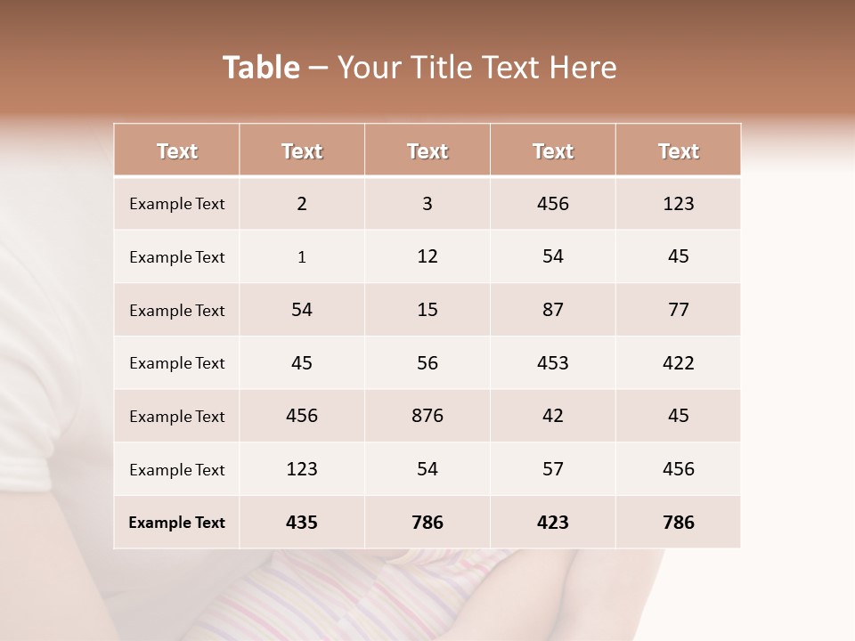 Newborn Care Motherhood PowerPoint Template