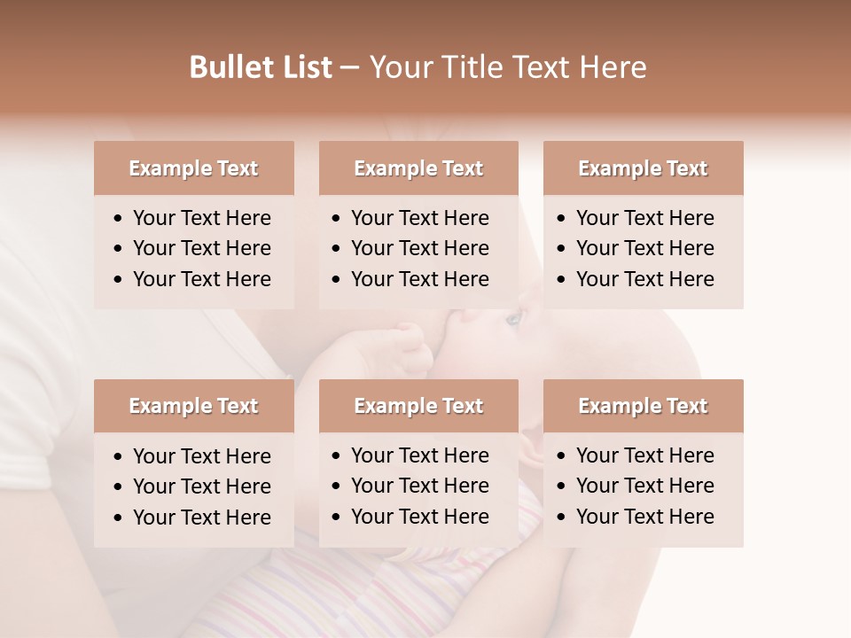 Newborn Care Motherhood PowerPoint Template