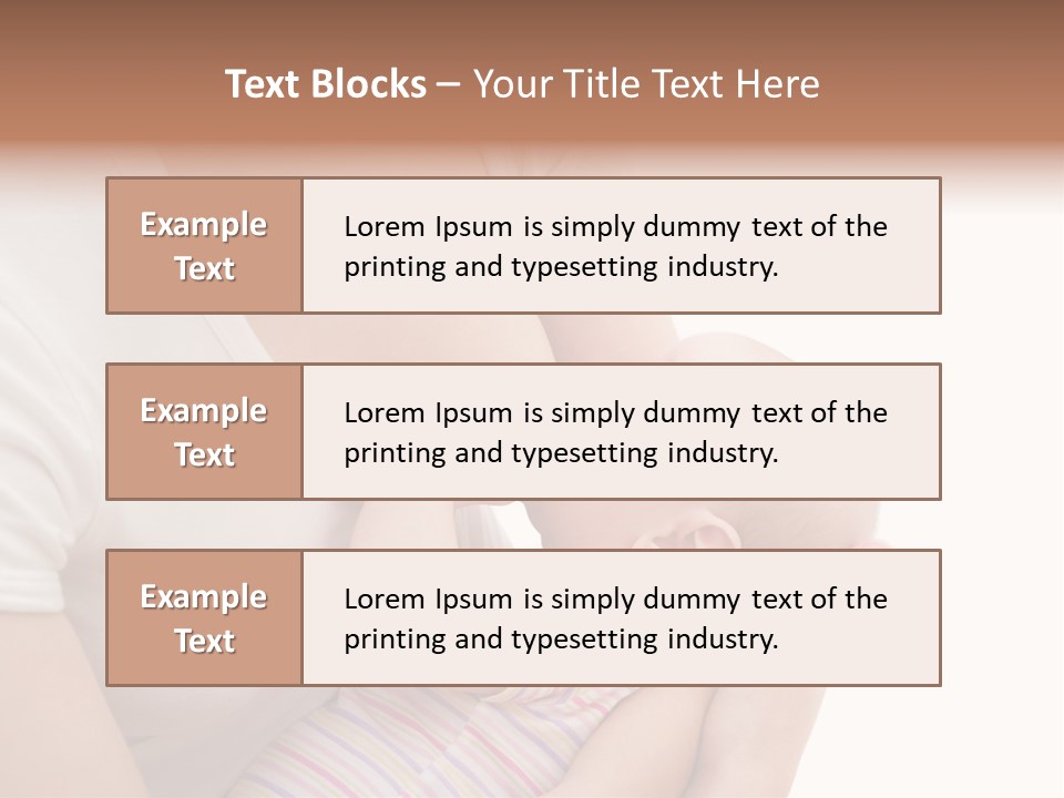 Newborn Care Motherhood PowerPoint Template