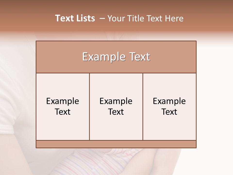 Newborn Care Motherhood PowerPoint Template