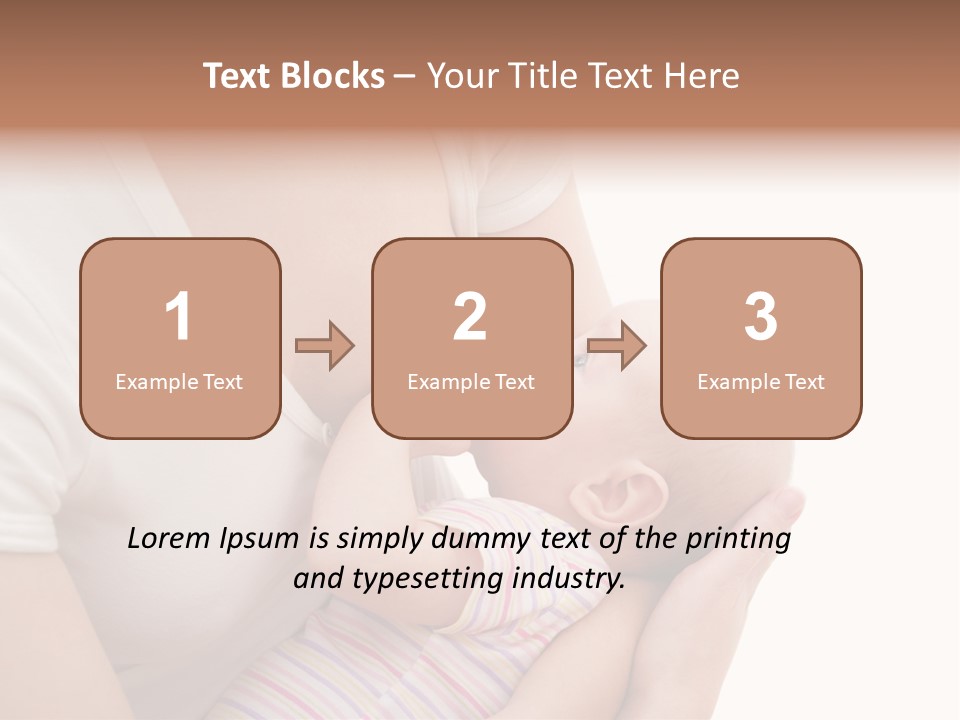 Newborn Care Motherhood PowerPoint Template