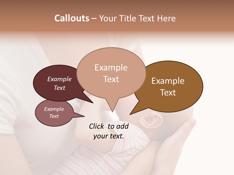 Newborn Care Motherhood PowerPoint Template