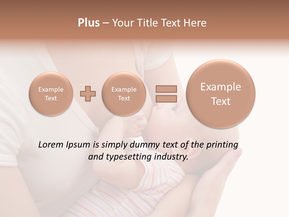 Newborn Care Motherhood PowerPoint Template
