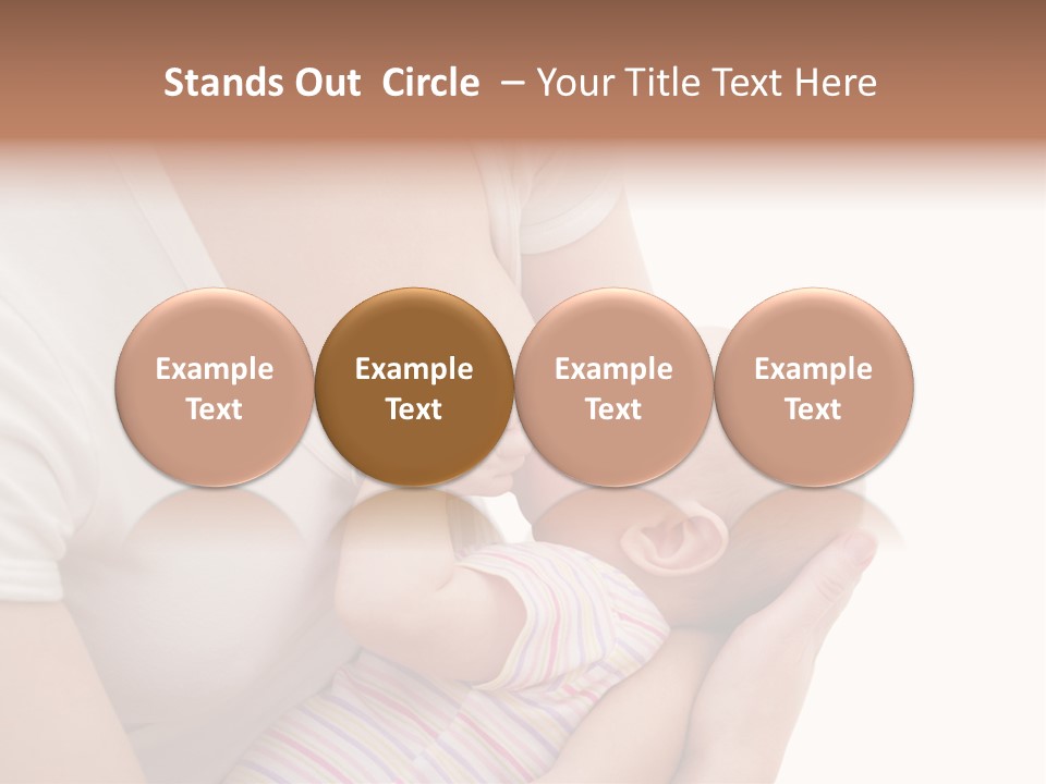 Newborn Care Motherhood PowerPoint Template