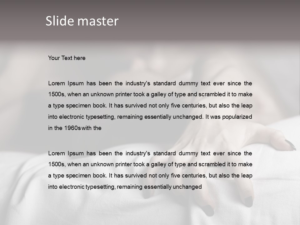 Emotion Play Foreplay PowerPoint Template