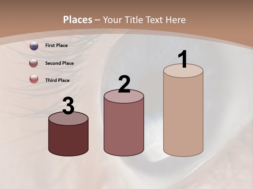 Light Pupil Background PowerPoint Template