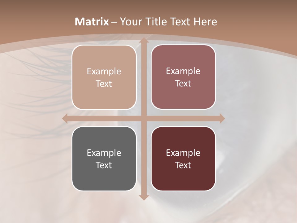 Light Pupil Background PowerPoint Template